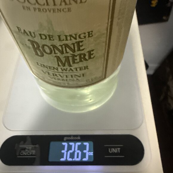 l'occitane Linen Verbena Water Eau de linge a la verveine Floral 75% Full 32.6oz - Picture 3 of 3